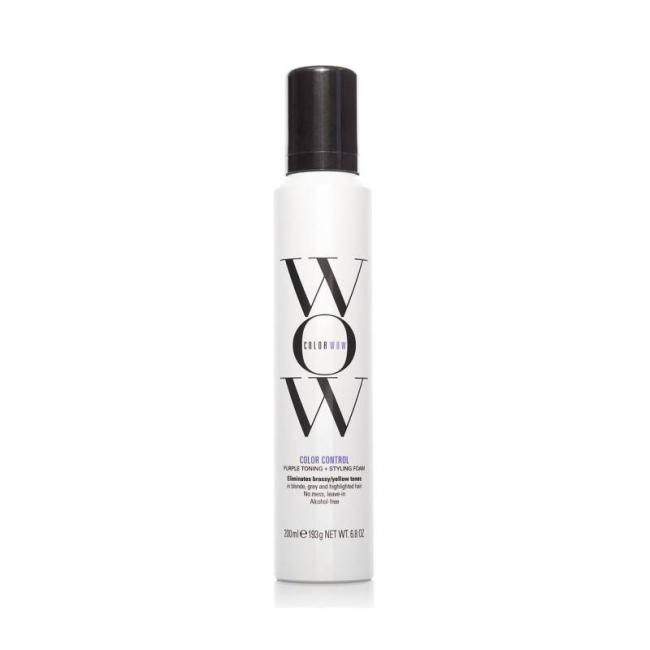 Mousse Color Control Purple &ndash; neutralise les tons jaunes, brillance, coiffage