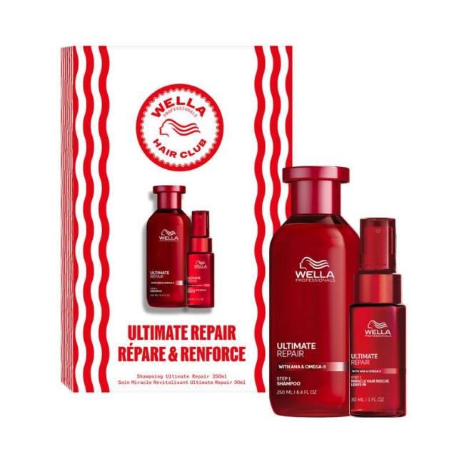 Coffret r&eacute;paration Ultime Repair, shampoing & soin miracle revitalisant