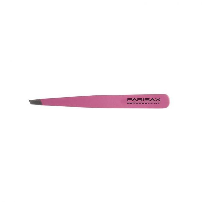 Pince à épiler mors biais rose