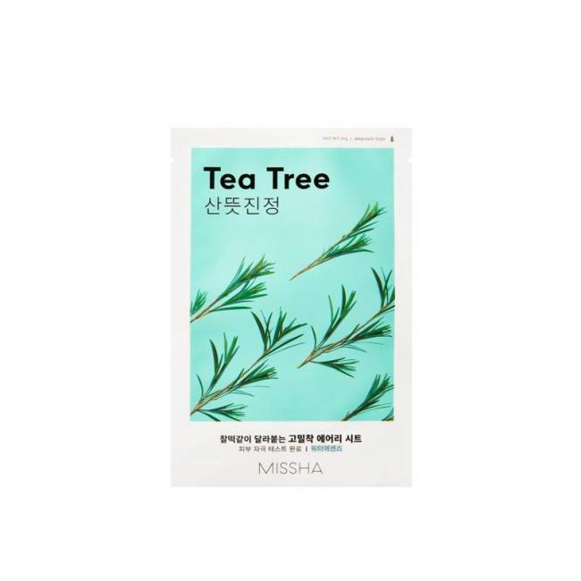 Masque tissu purifiant Tea Tree &ndash; peau nette, apais&eacute;e, r&eacute;&eacute;quilibr&eacute;e