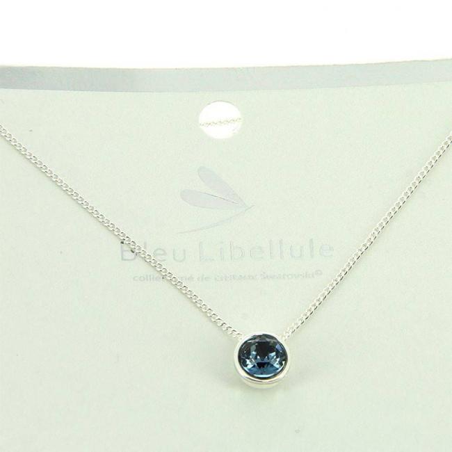 Collier Montana orn&eacute; de cristaux Swarovski Bleu