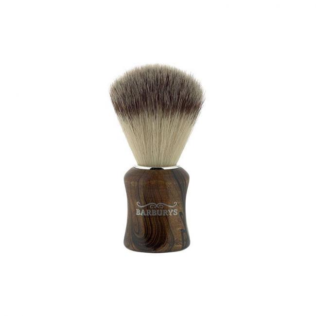 Blaireau Techno walnut &agrave; soie synthetiques