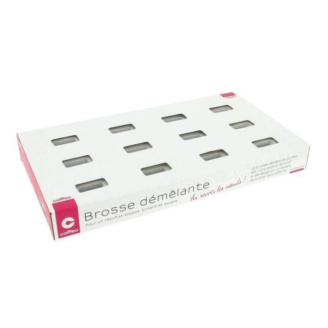 Pr&eacute;sentoir brosses d&eacute;m&ecirc;lantes (12 emplacements vides)