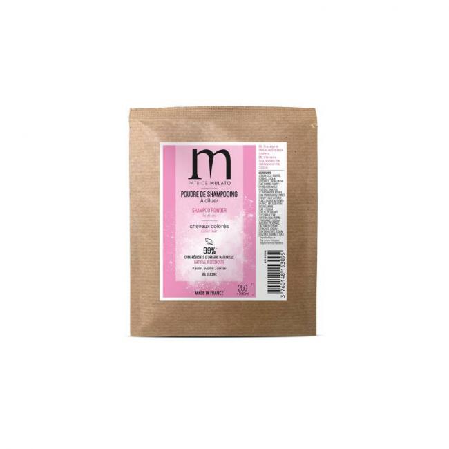 Poudre de shampoing - cheveux color&eacute;s