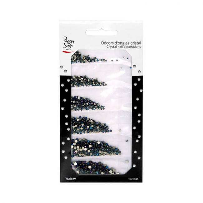 D&eacute;cors d'ongles cristal - galaxy