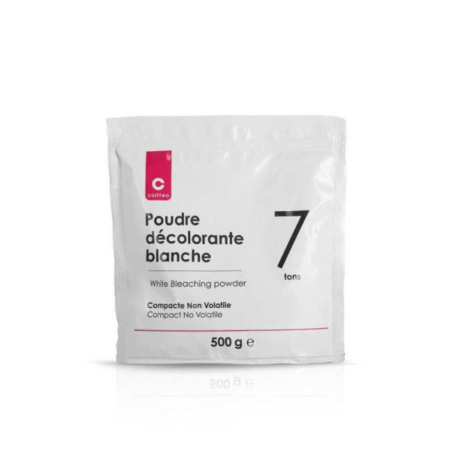 Poudre d&eacute;colorante blanche 7 tons - Compacte non volatile