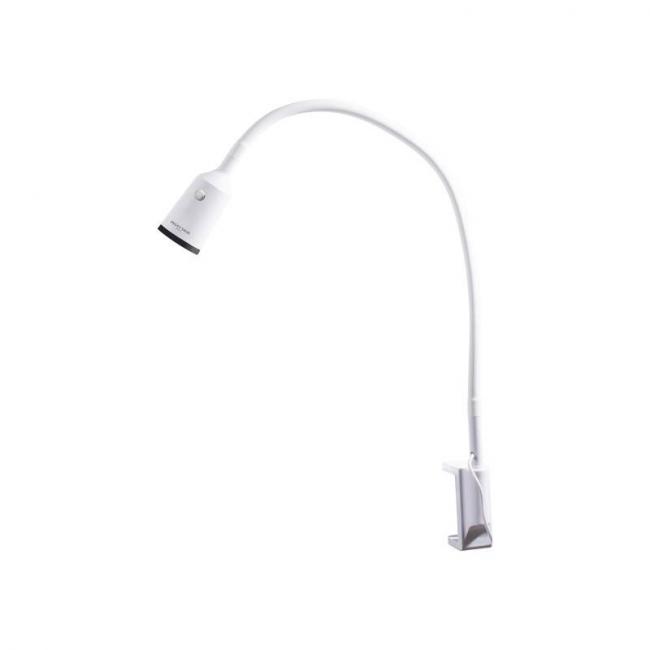 Lampe LED Peggy Pro Flash &ndash; &eacute;clairage pr&eacute;cis, col flexible, pince stable