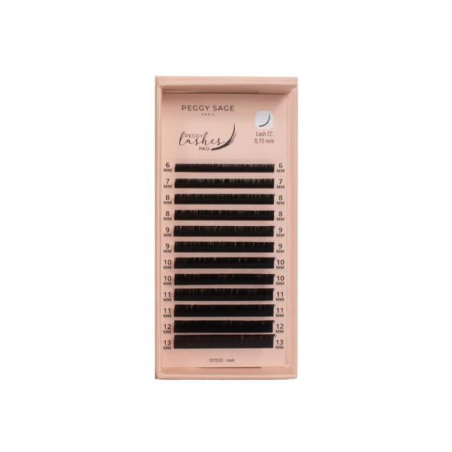 Cil &agrave; cil Ellipse Flat CC Peggy Lashes Pro - 0.15mm - 6 &agrave; 13mm