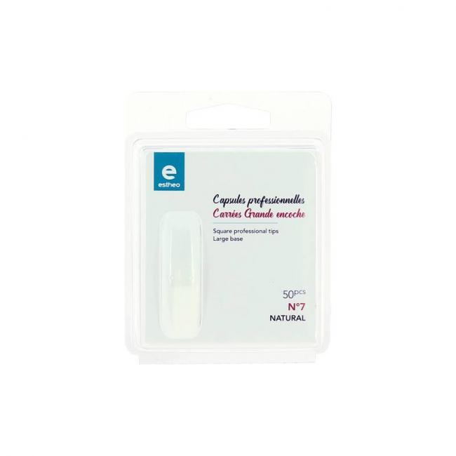 50 capsules prof. universelles carrees n&deg;7 grande encoche naturel