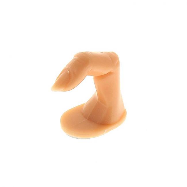 Doigt d'entra&icirc;nement pour pose de faux ongles