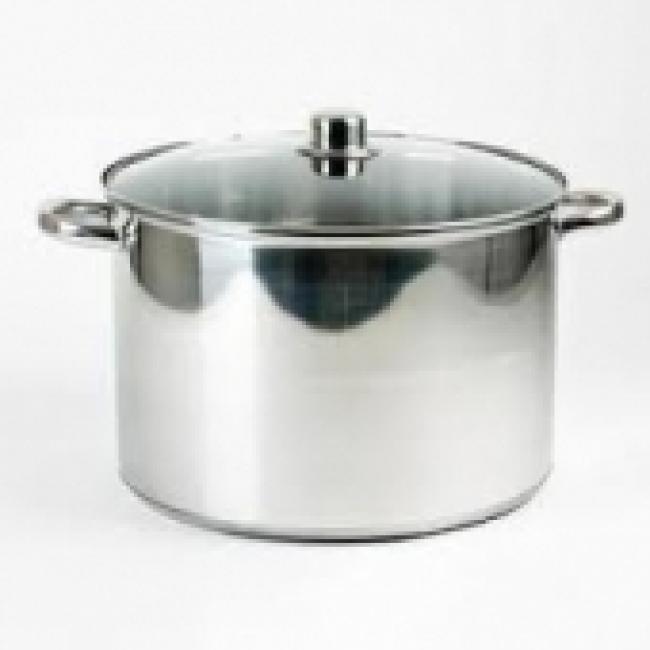 Marmite + couv 28cm/13L INOX
