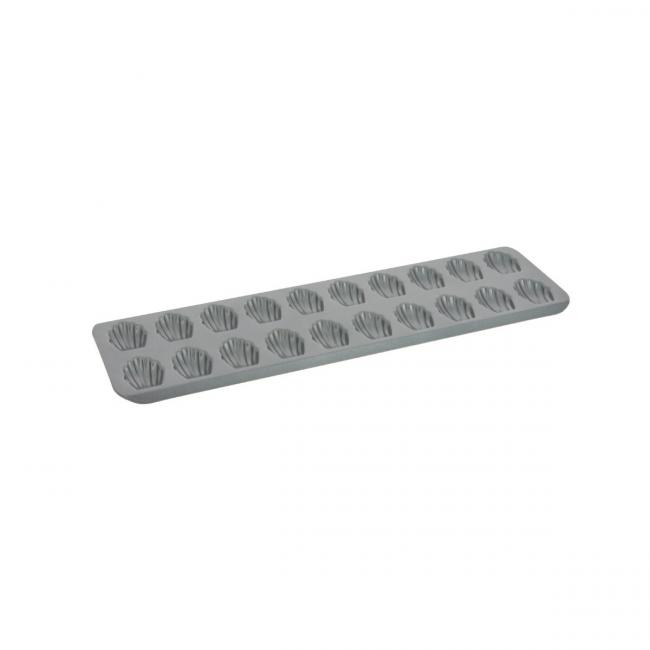 Plaque 20 mini madeleines acier