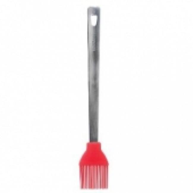 Pinceau acier & silicone rouge