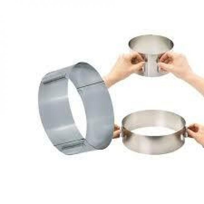 Cercle à gâteaux INOX Extensible