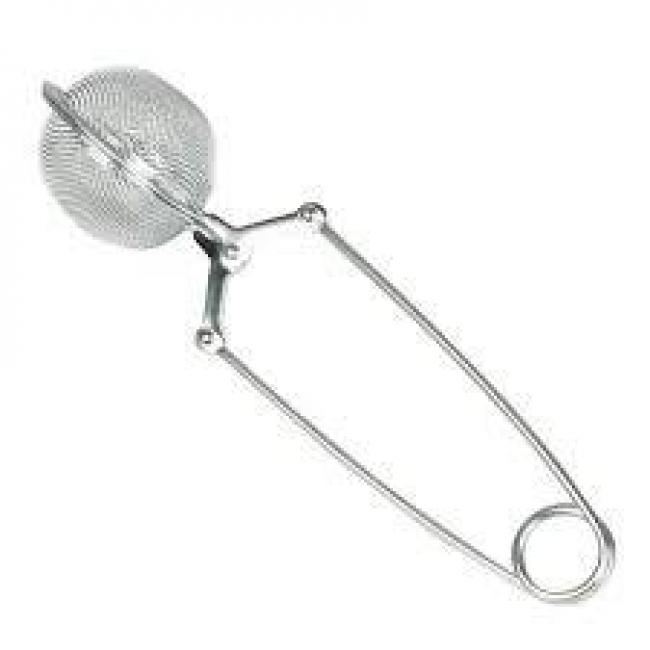 Pince à thé 4,5cm treillis INOX