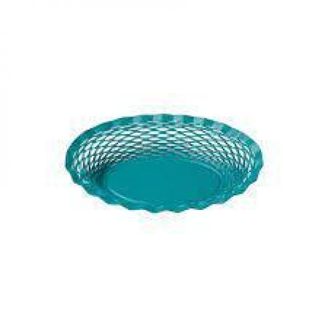 Corbeille ovale GM Bleu canard