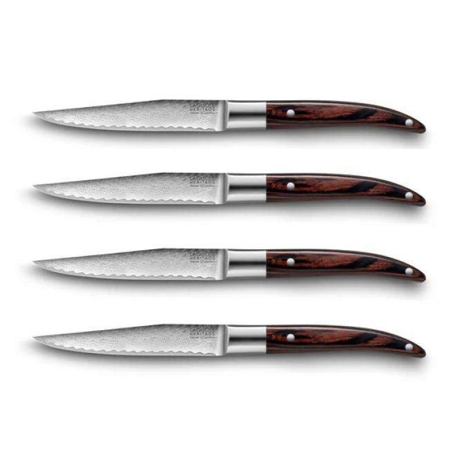 Coffret 4 Ctx steak Lame DAMAS