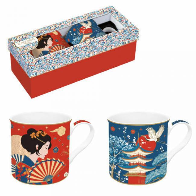 Coffret 2 mugs 30cl TOKYO
