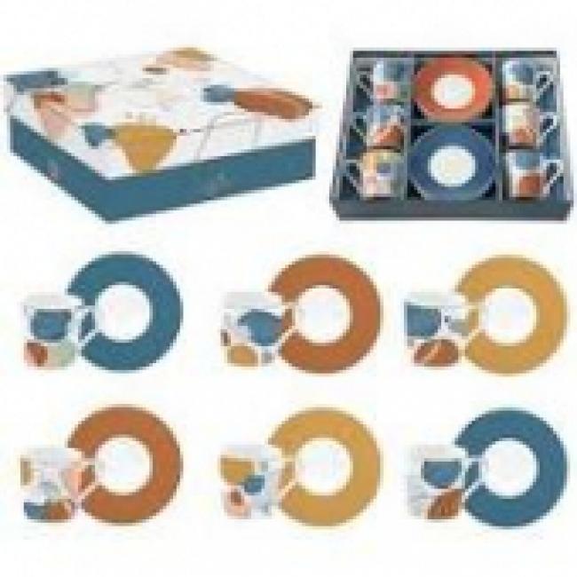 Coffret 6 PT café SHAPES
