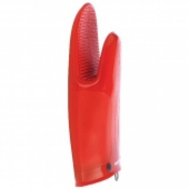 Gant silicone & coton ORKA rouge