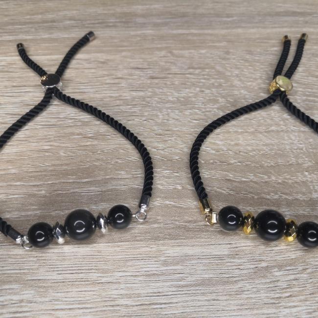 Bracelet Obsidienne Œil Céleste