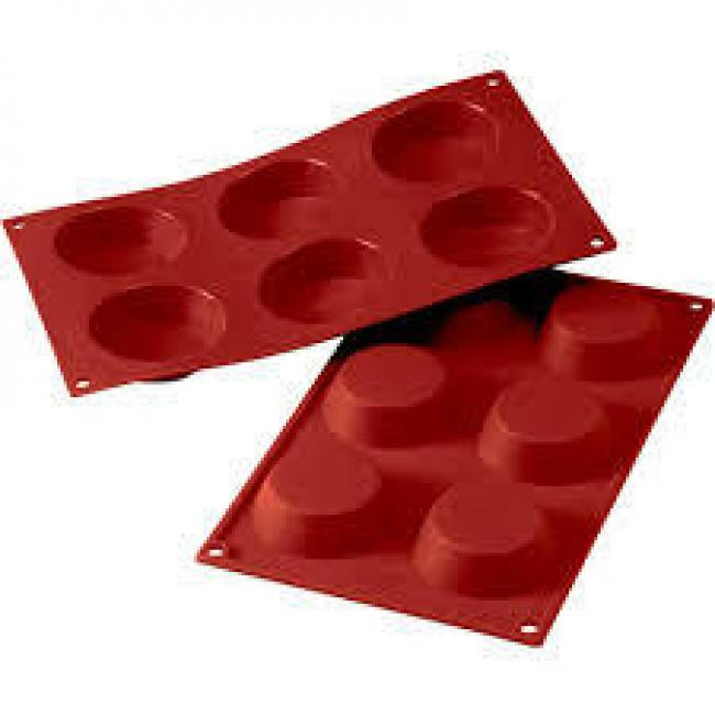 Moule 6 tartelettes SILICONE