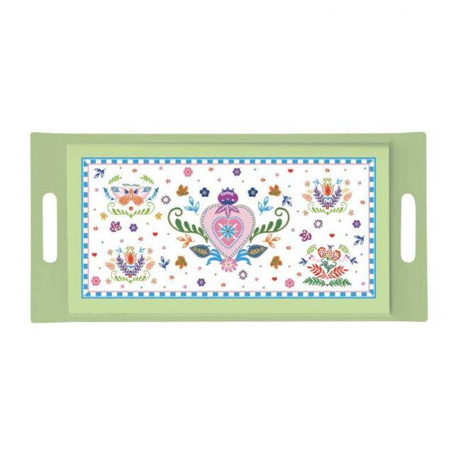 Plateau 40X19cm SPRING FOLK