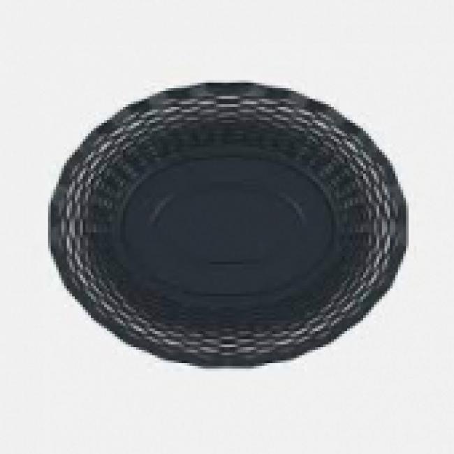 Corbeille ronde Noir mat