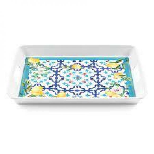 Plateau 47X34 FLOWER&LEMON