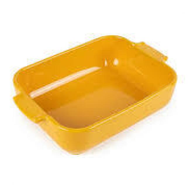 plat four rect 36cm JAUNE SAFRAN