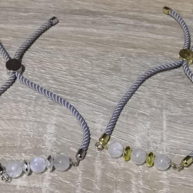 Bracelet Pierre de Lune blanche