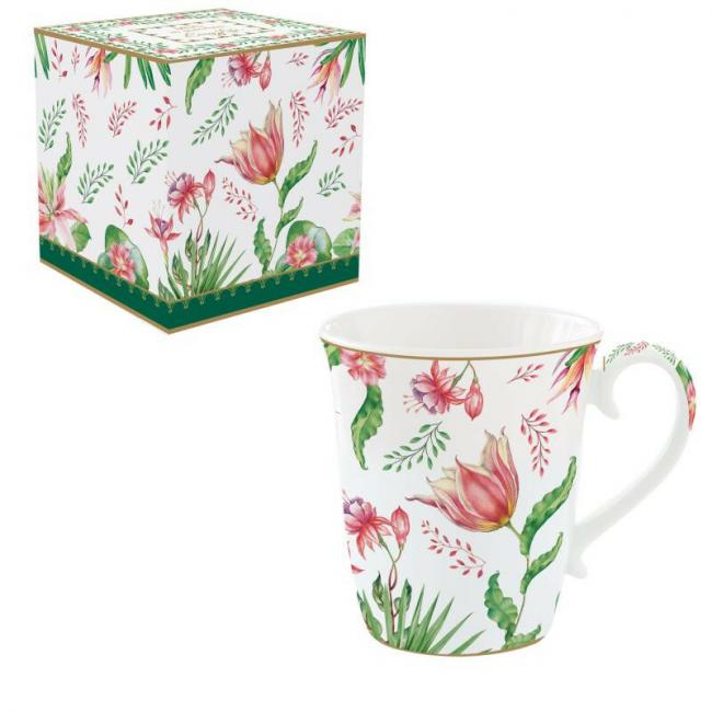 Coffret Mug 30cl BOTANIC CHIC