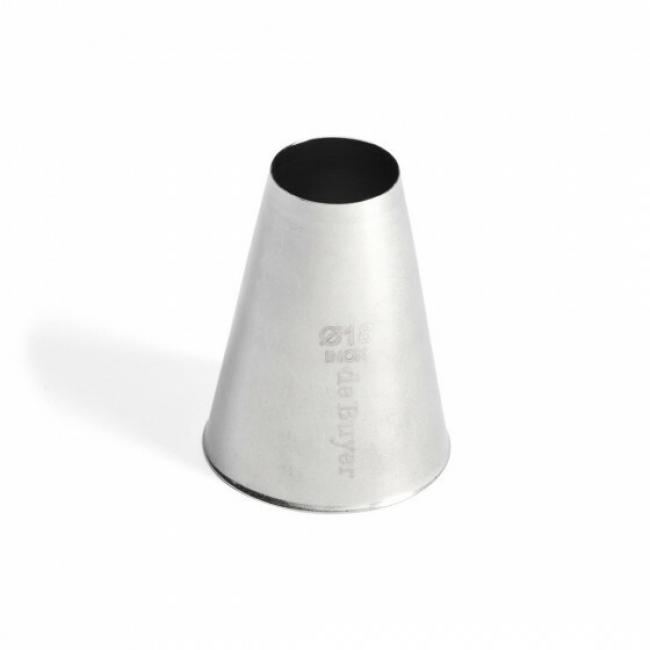Douille inox unie 18mm