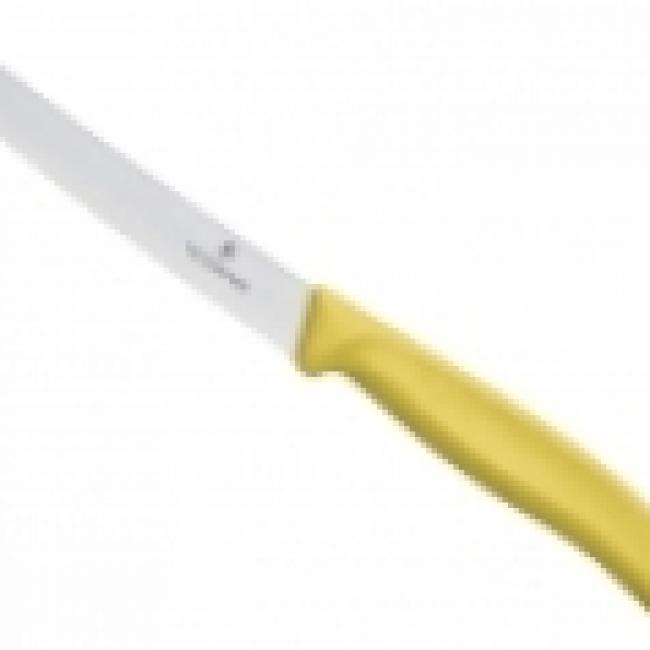 Couteau tomate dents 11cm JAUNE