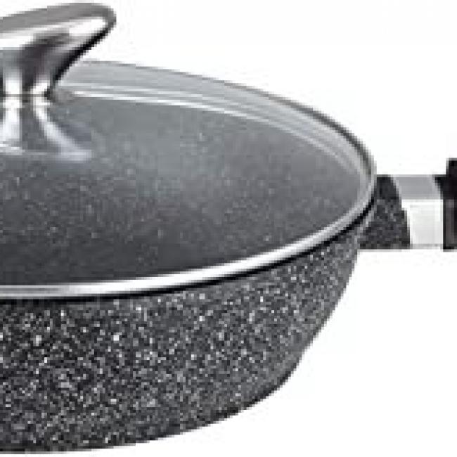 Sauteuse + Couv 28cm PIERRE