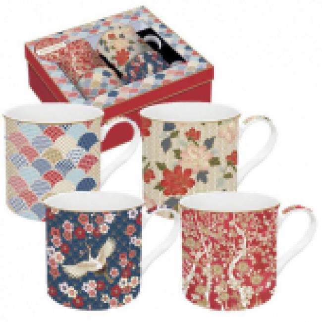 Coffret 4 mugs 30cl OKINAWA