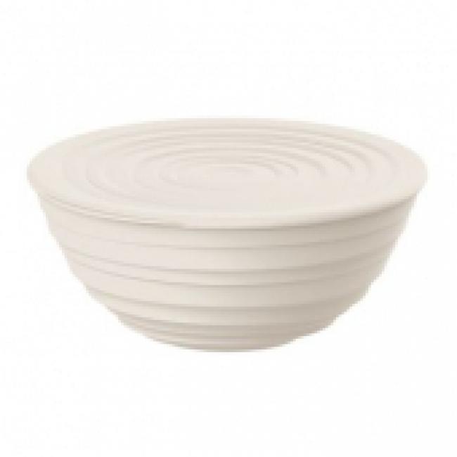 Bol + couv 18cm TIERRA Blanc