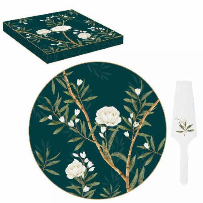 Plat à tarte 32cm PEONIES