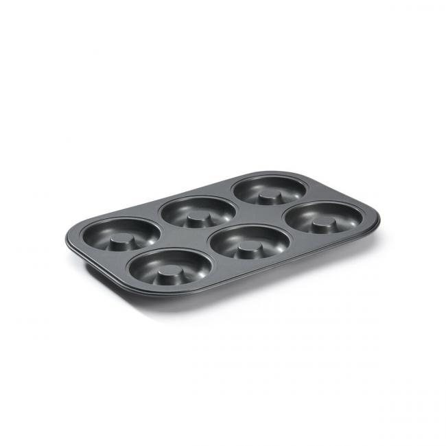 Plaque 6 savarins 8cm ACIER AA