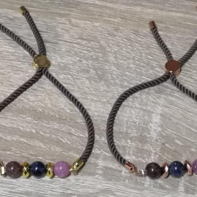 Bracelet Rubis et Saphir