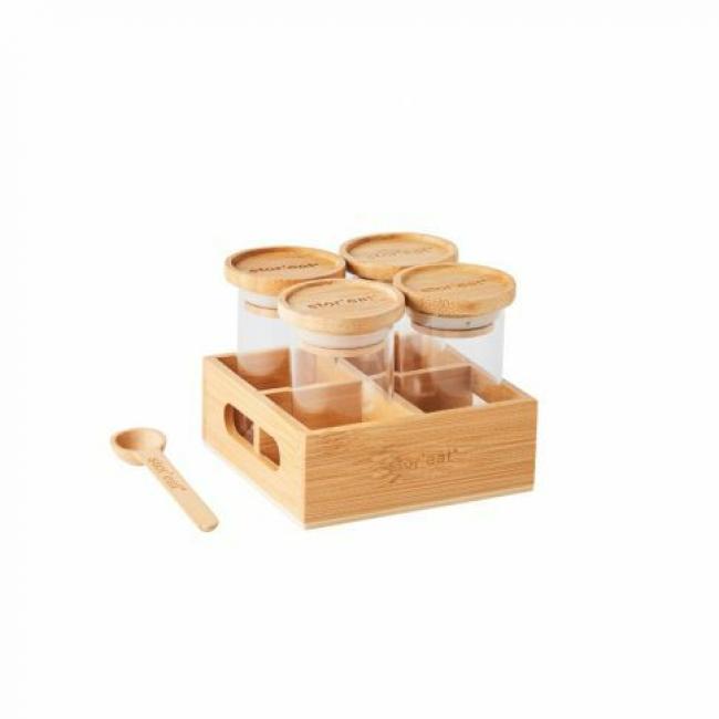 Set 4 bocaux épices 90mlSTOR'EAT