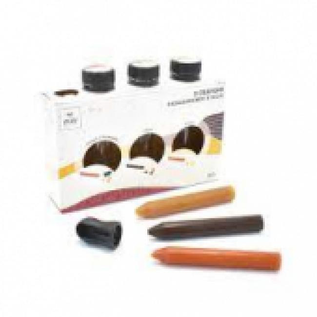 Coffret 3 crayons EPICURIEN