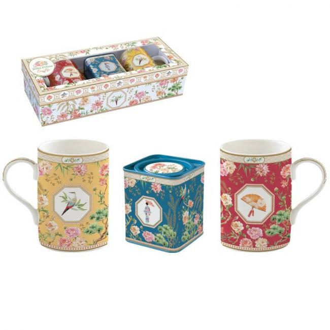 Coffret 2 Mugs + boite JARDIN D'