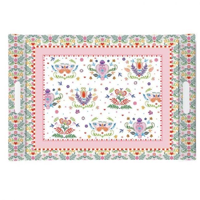 Plateau 49X34cm SPRING FOLK