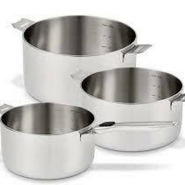 Lot 3 casseroles + 1P EVOLUTION