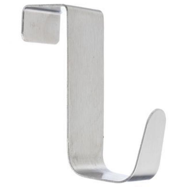 Lot 2 patères de porte INOX