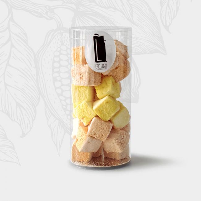 Guimauves assortiment Passion &#8211; Mangue &#8211; Citron 80g