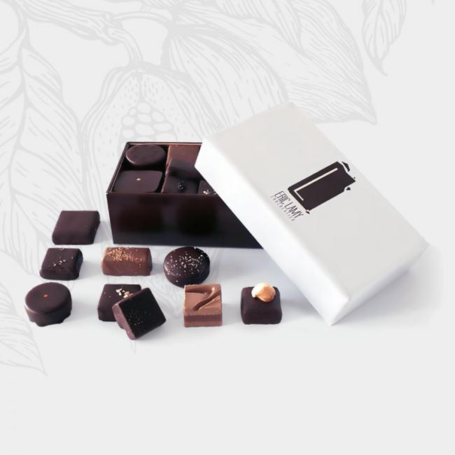 Ballotin de chocolats noirs 750g
