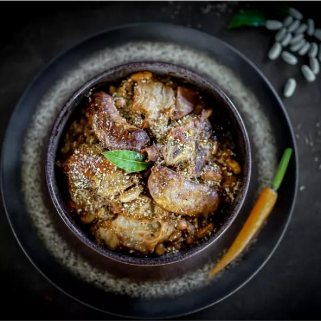Cassoulet maison à la viande de canard