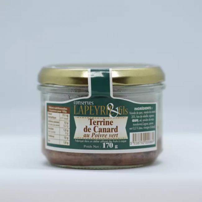 Terrine de Canard au Poivre vert
